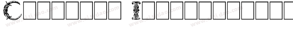 Cheshire Initials字体转换